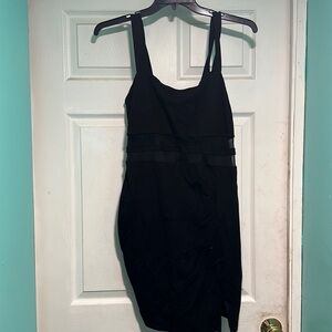 Sheer middle dress